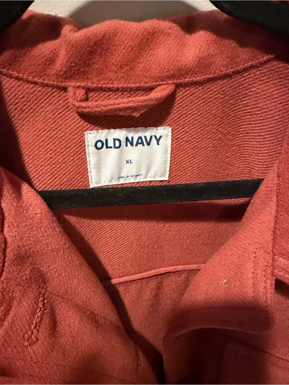 Old Navy Rust Shacket XL Button Front Shirt Jacket Oversized Soft - Picture 3 of 8